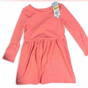Cat & Jack Coral Long Sleeve Dress
